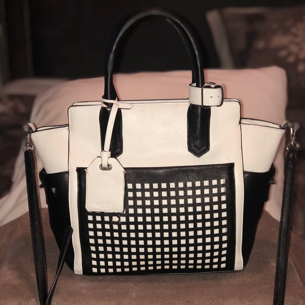 Black and White Limited Edition REED Crossbody Bag